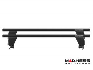 Alfa Romeo Giulia Roof Rack Cross Bars - for models w/o factory roof rails - Black 